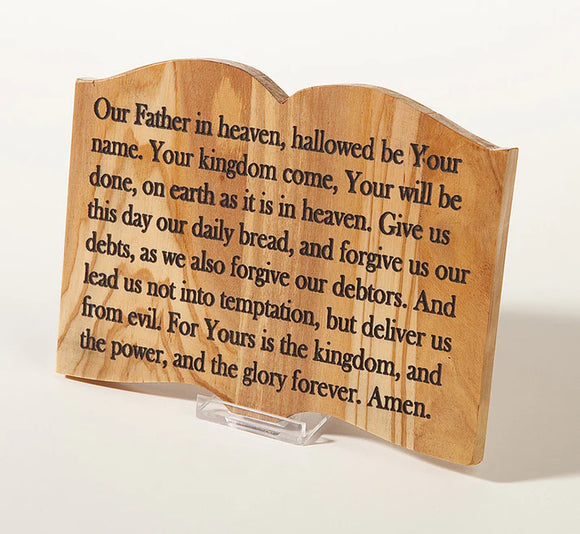 Lord's Prayer, Olive Wood