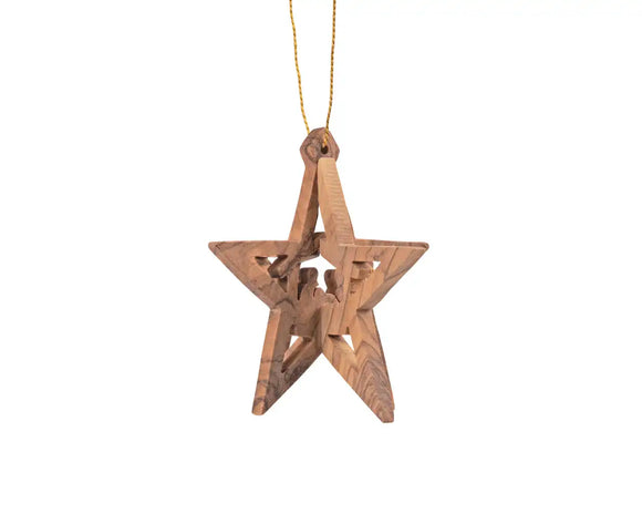 Ornament: Star Nativity