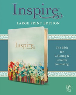 Bible: NLT Inspire Coloring, Large Print