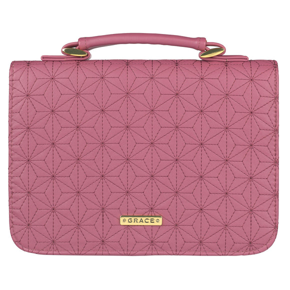 Bible Case: Quilted, Dusty Rose