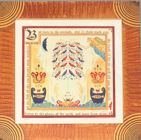 Framed Print: But Turn to the Animals