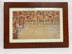 Framed Print: Vorschrift