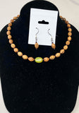 Jewelry Set: Olive Wood, 2 piece