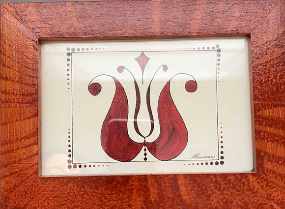 Framed Card: Traditional Tulip