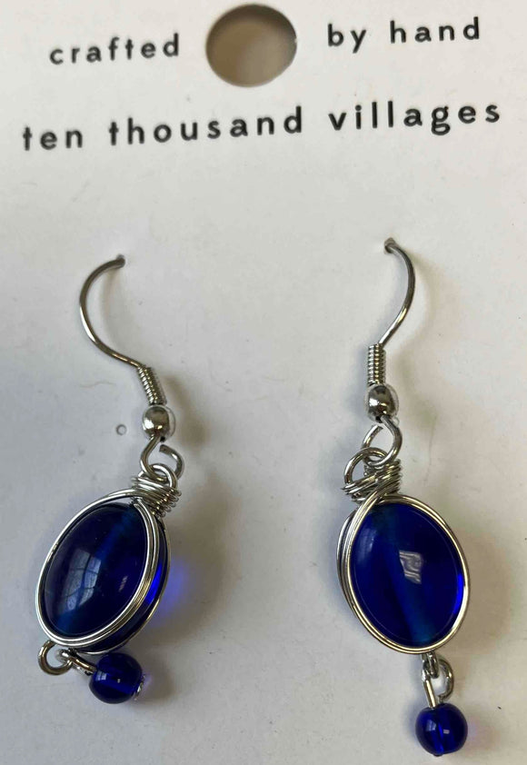Earrings: Blue Rhapsody