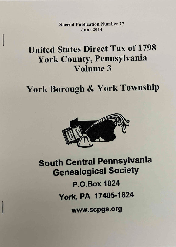 United States Direct Tax of 1798, Vol 3