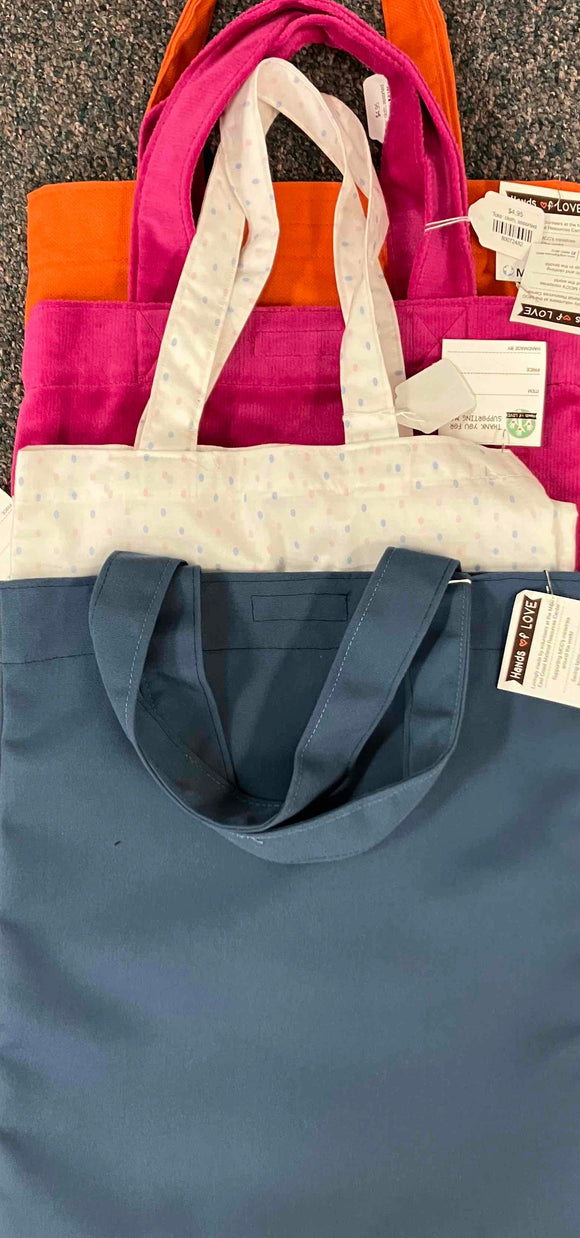 Tote: Cloth, assorted