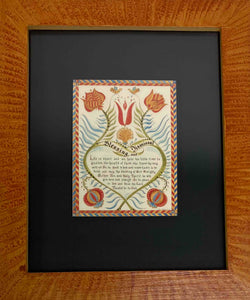 Framed Card: Blessing and Dismissal