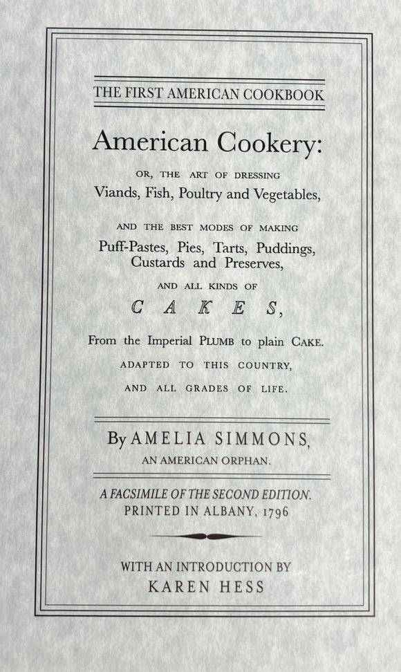 American Cookery