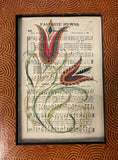 Framed Print: Fraktur on Hymn