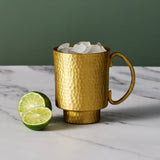 Mug: Hammered Brass