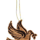 Ornament: Wood Dove