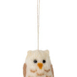 Ornament: Wool Owl