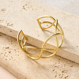 Bracelet: Intertwined Brass