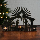 Nativity: Iron Candleholder