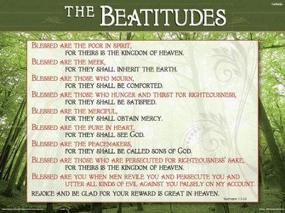 Wall Chart: The Beatitudes