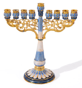 Menorah: Filigree Hanukkiah