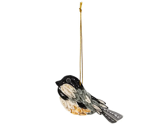 Ornament: Quill Chickadee