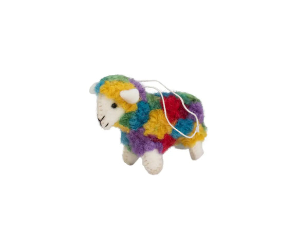 Ornament: Colorful Sheep