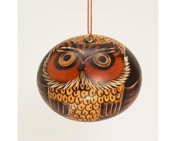 Ornament: Gourd Owl