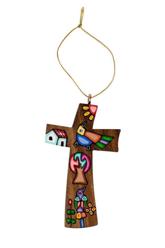 Ornament: Folk Art Cross