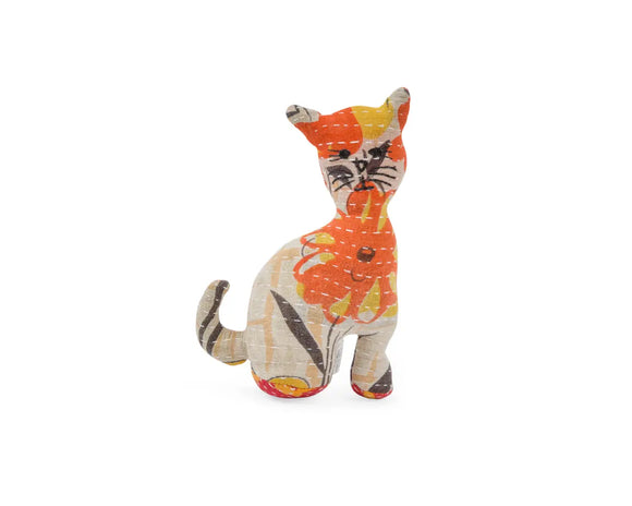 Toy: Kantha Stuffed Cat