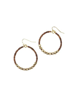 Earrings: Earth Elements Hoop