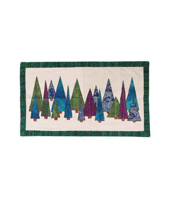 Wall Hanging: Kantha Forest