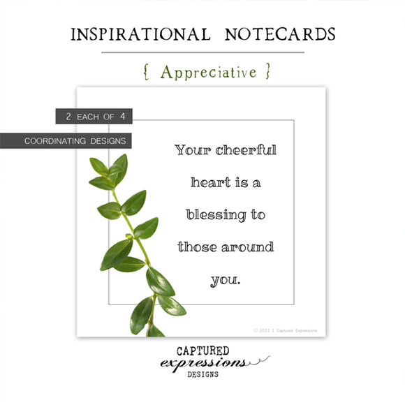 Note Card: Mini Inspirational (Appreciative)