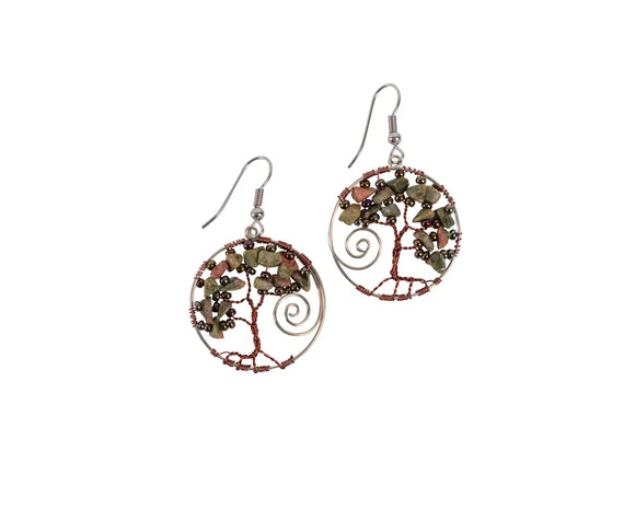 Earrings: Twisted Tree