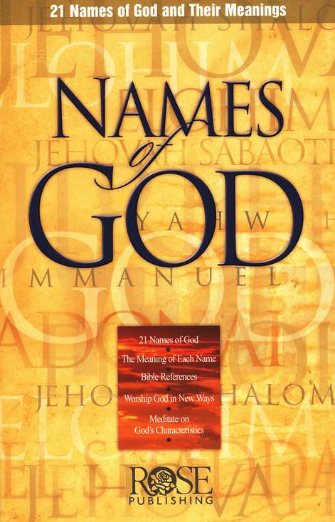Pamphlet: Names Of God