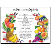 Wall Chart: The Fruit Of The Spirit