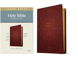 Bible: KJV Reference Bible, Large Print, Brown