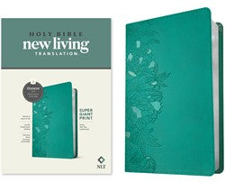 Bible: NLT Thinline, Super Giant Print, Teal