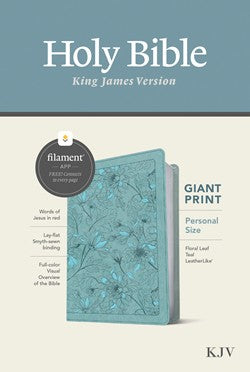 Bible: KJV Giant Print, Teal