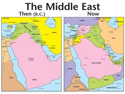 Wall Chart: Middle East Then and Now