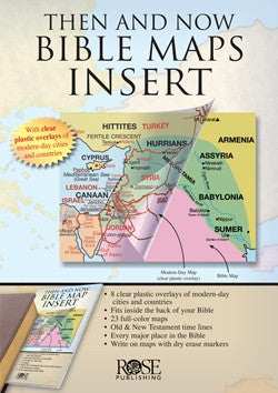 Map: Then & Now Bible Insert