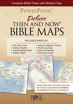 Deluxe Then & Now Bible Map: Powerpoint