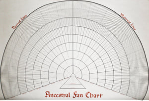 Chart: Ancestral Fan [10 Generation with shipping tube]