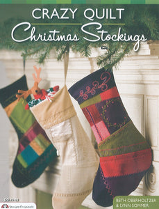 Crazy Quilt Christmas Stockings