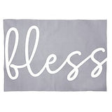 Tea Towel: Tan or Gray & White w/ Blessings