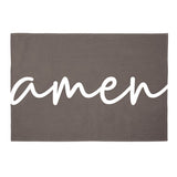 Tea Towel: Tan or Gray & White w/ Blessings