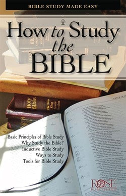 Pamphlet: How to Study the Bible
