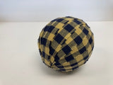 Ornament: Fabric Strip Wrapped Ball