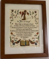 Framed Print: Lord's Prayer Fraktur