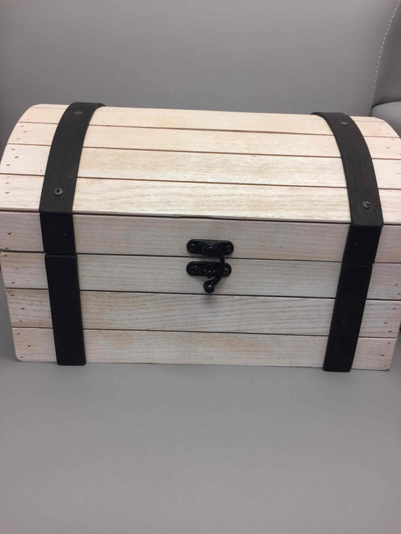 Wooden Chest and Basket