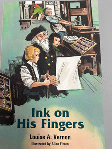 Ink on His Fingers