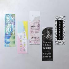 Bookmark: Paper w/ Assorted Literary Quotes