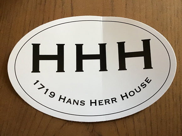 Sticker: Hans Herr House