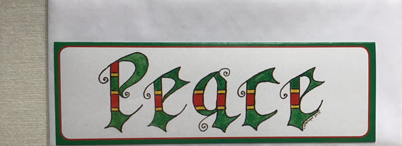 Book Mark: Fraktur, Peace